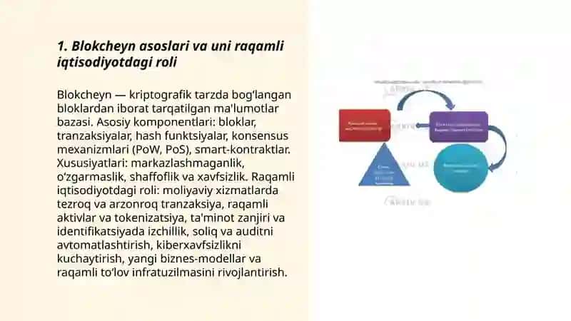 Raqamli iqtisodiyot va Blokcheyn 3