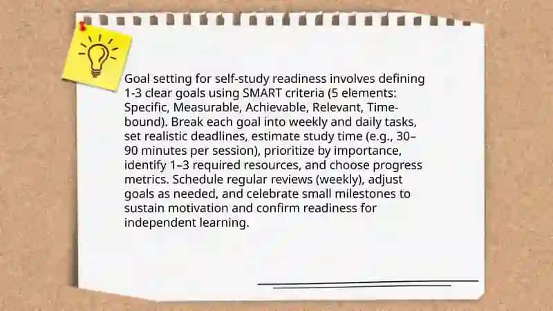 Self study skil are ready 3