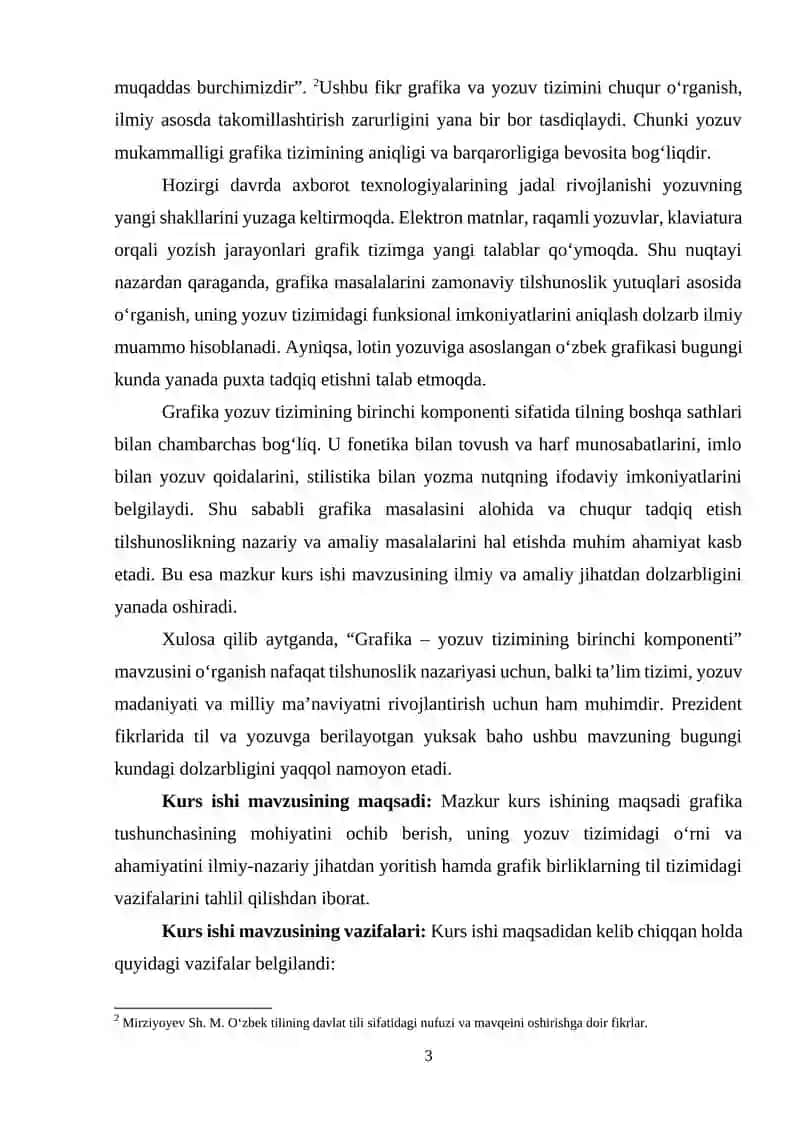 Grafika-yozuv tiziming birinchi komponenti 3