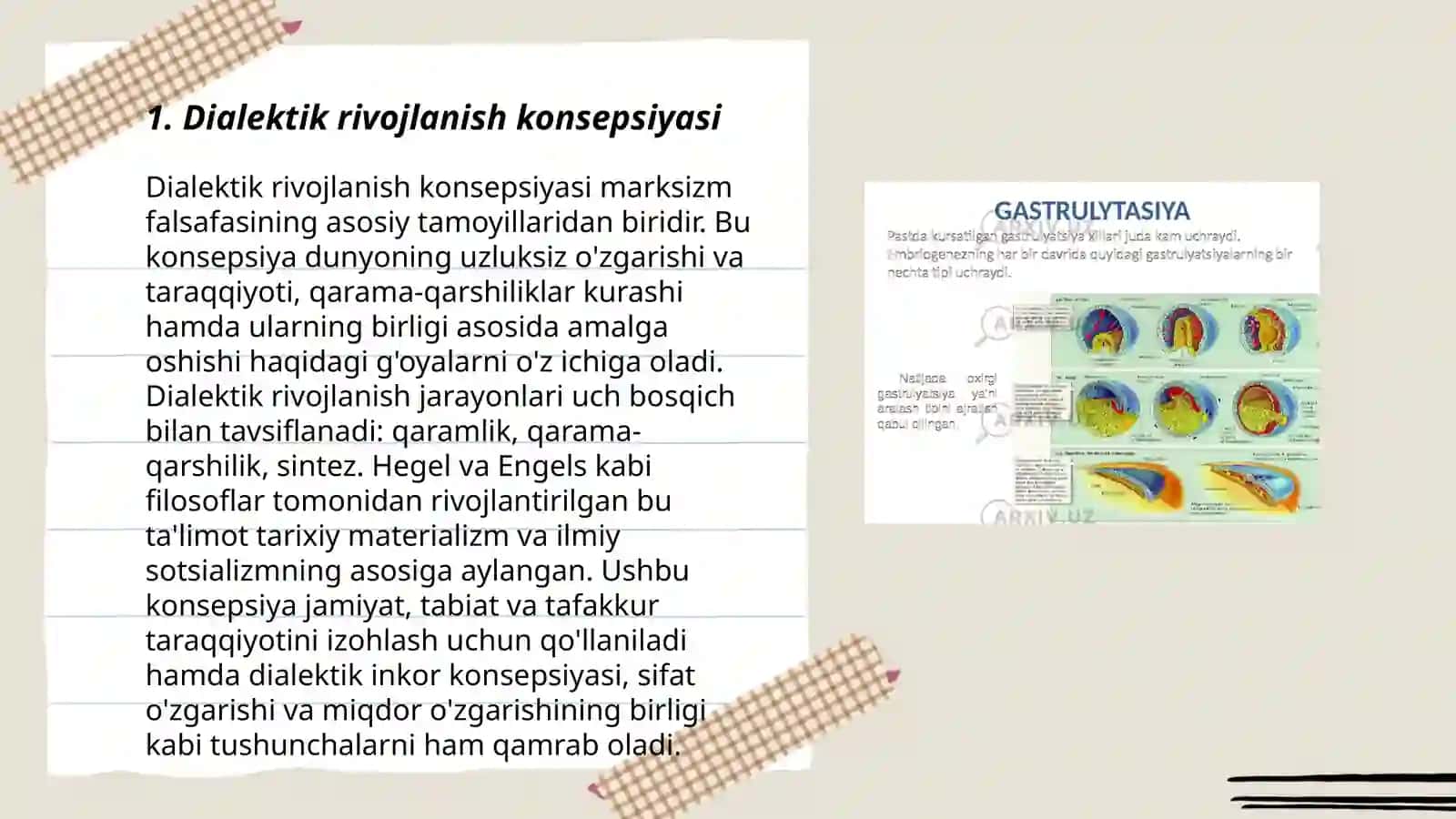 Dialektik rivojlanish konsepsiyasi 3