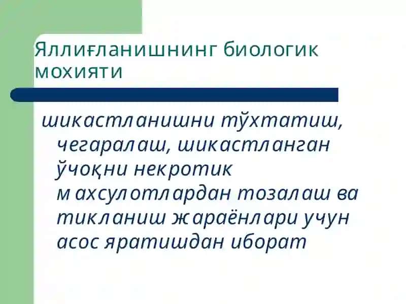 Яллиғланиш патофизиологияси 3
