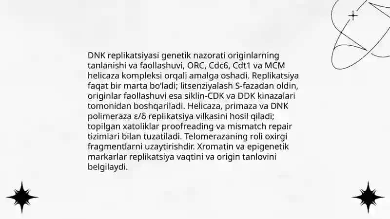 Biologik jarayonlar genetikasi 3