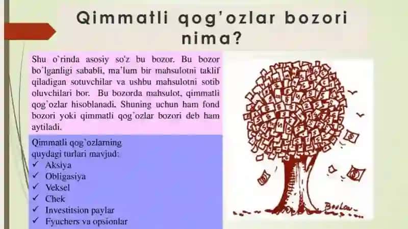 Qimmatli qog’ozlar tushunchasi va Uning turlari 3