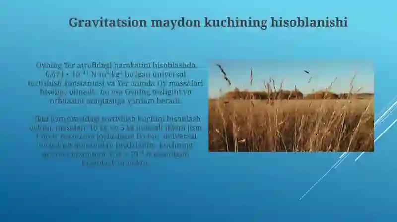 Nyutonning Umumiy Gravitatsiya Qonuni 3
