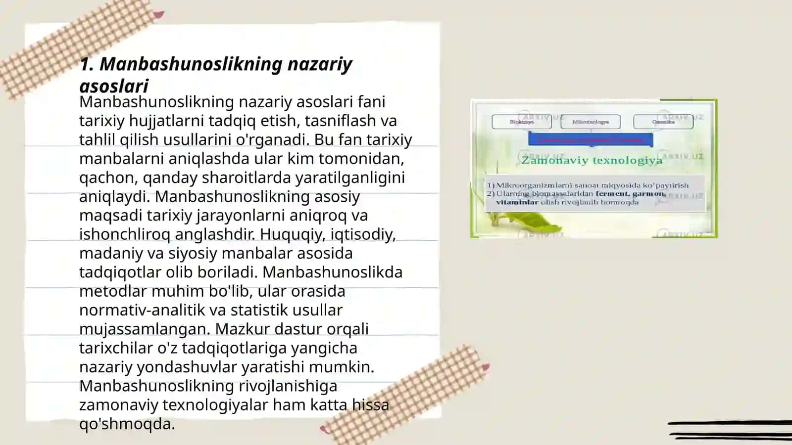 Manbashunoslik fanining predmeti maqsad va vazifalari 3