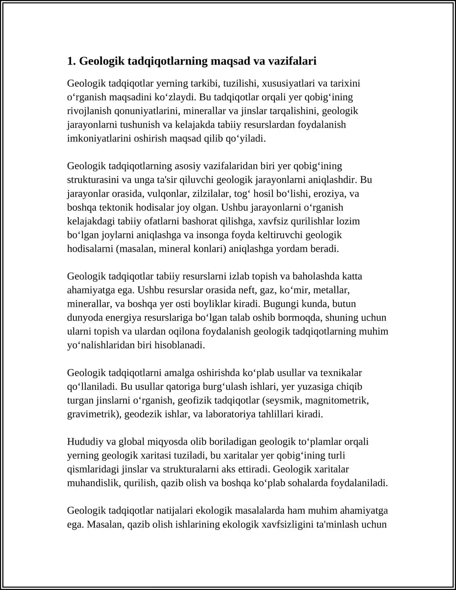 GEOLOGIK TADQIQOT USULLARI 3