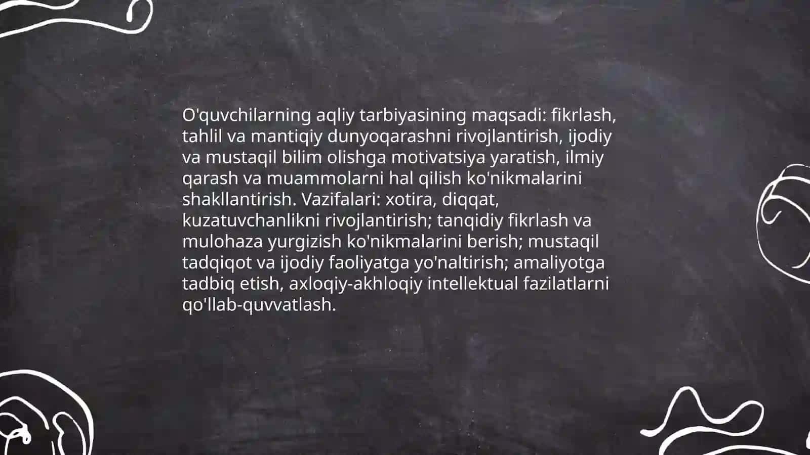O'quvchilarning aqliy tarbiyasi 3