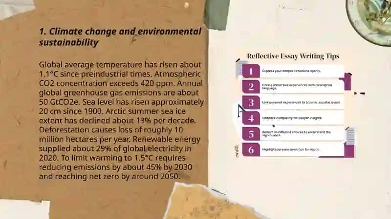 Climate Change and Environmental Sustainability 3