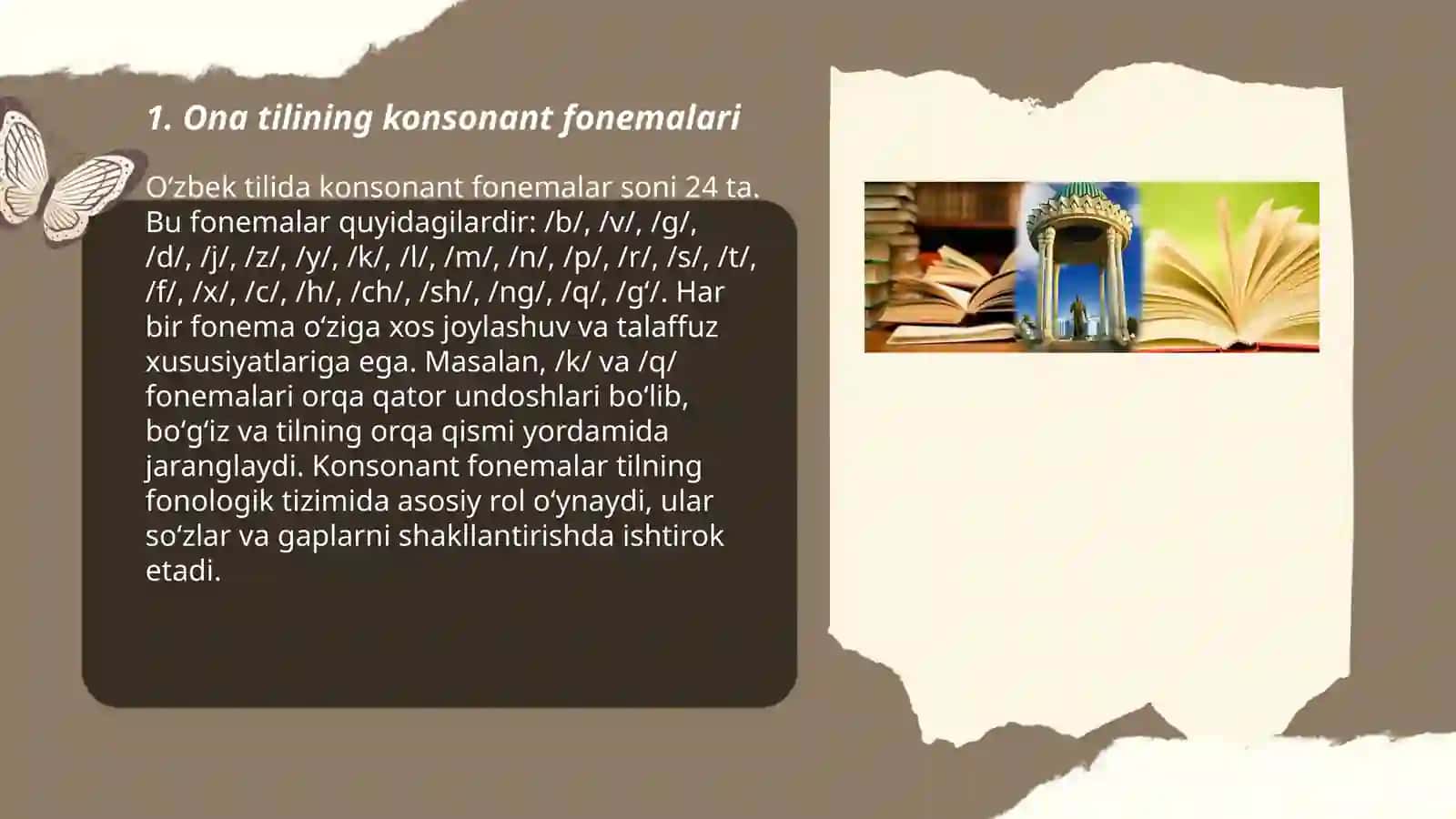 Ona tilining konsonantizimi 3