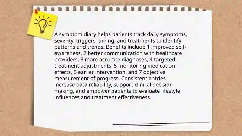 Symptom Diary in English 3