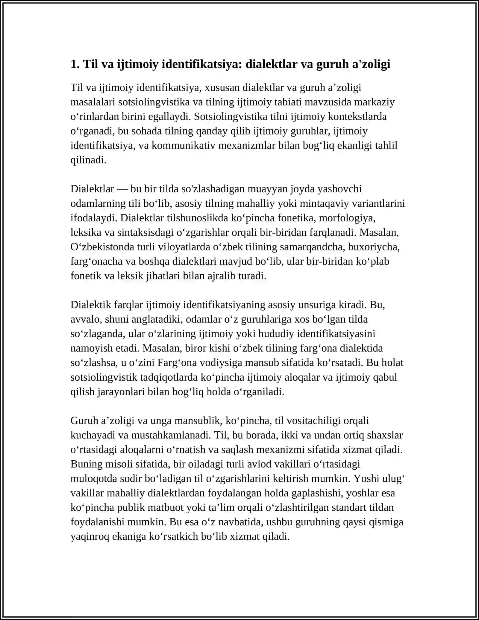 SOTSIOLINGVISTIKA VA TILNING IJTIMOIY TABIATI 3