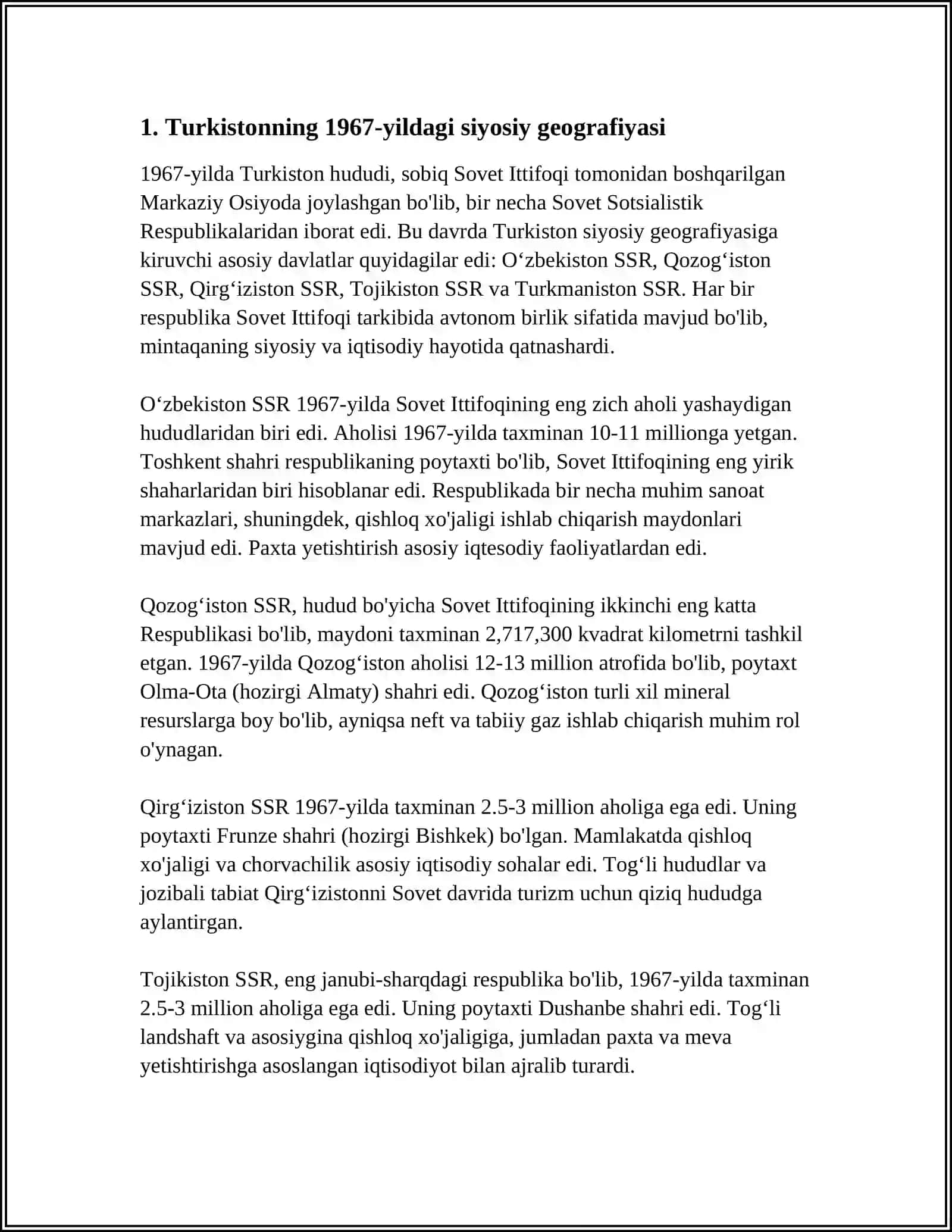 Turkistonning (1967 - 1934) YIL TARIXIY GEOGRAFIYASI 3