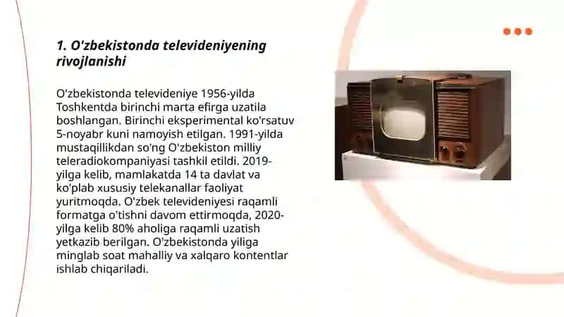 O'zbekistonda televideniyening rivojlanishi 3