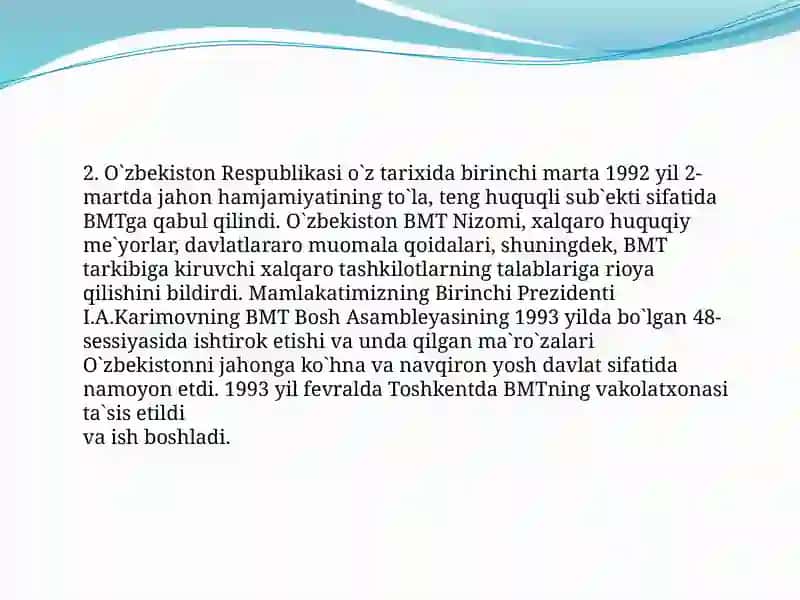 O'zbekiston va jahon hamjamiyati 3