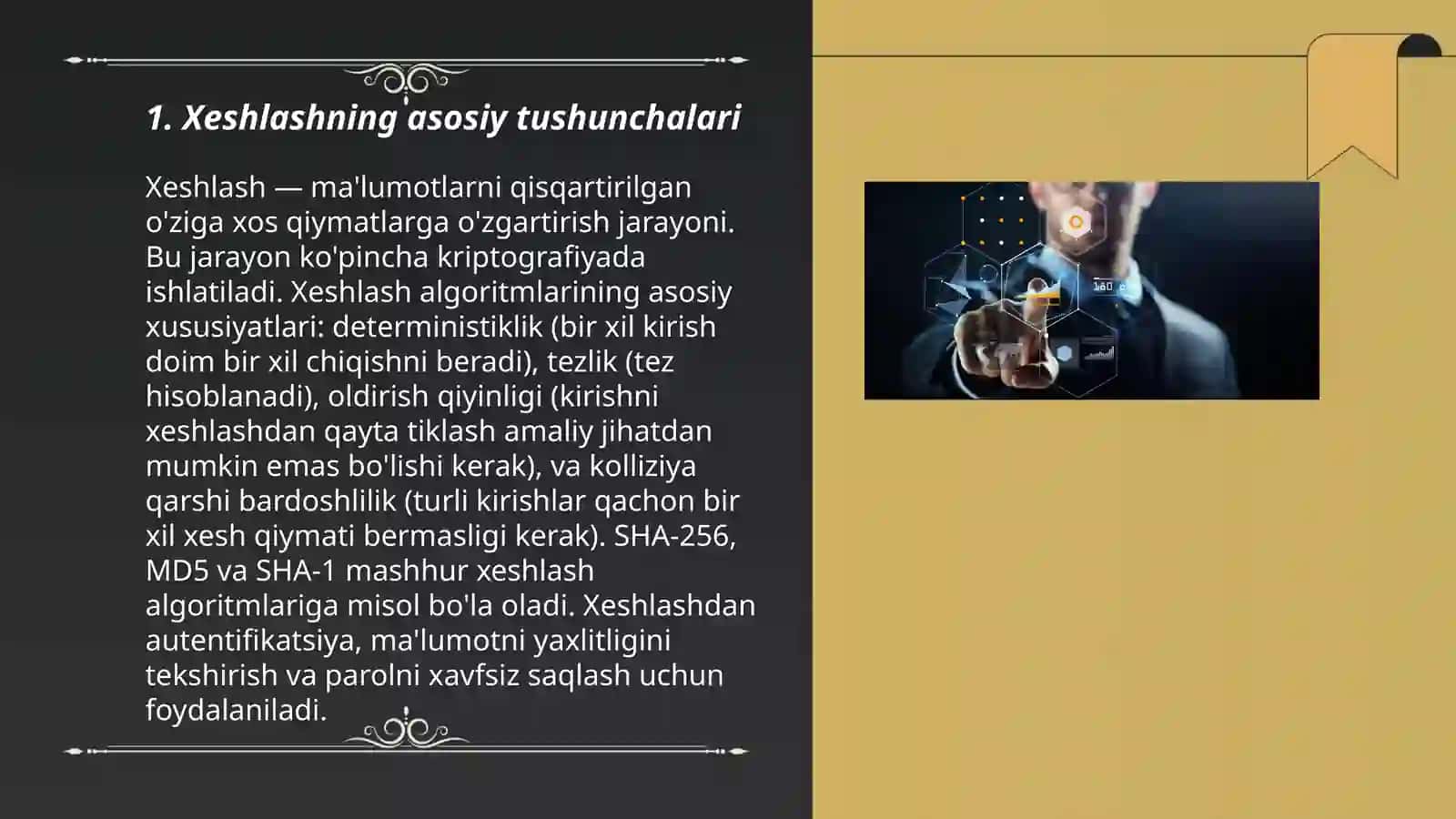 Maʼlumotlarni xeshlash algoritmlari 3