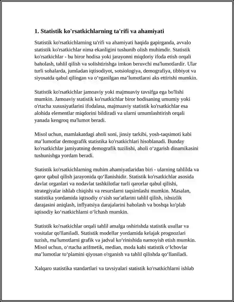 STATISTIK KO’RSATLICHLAR 3