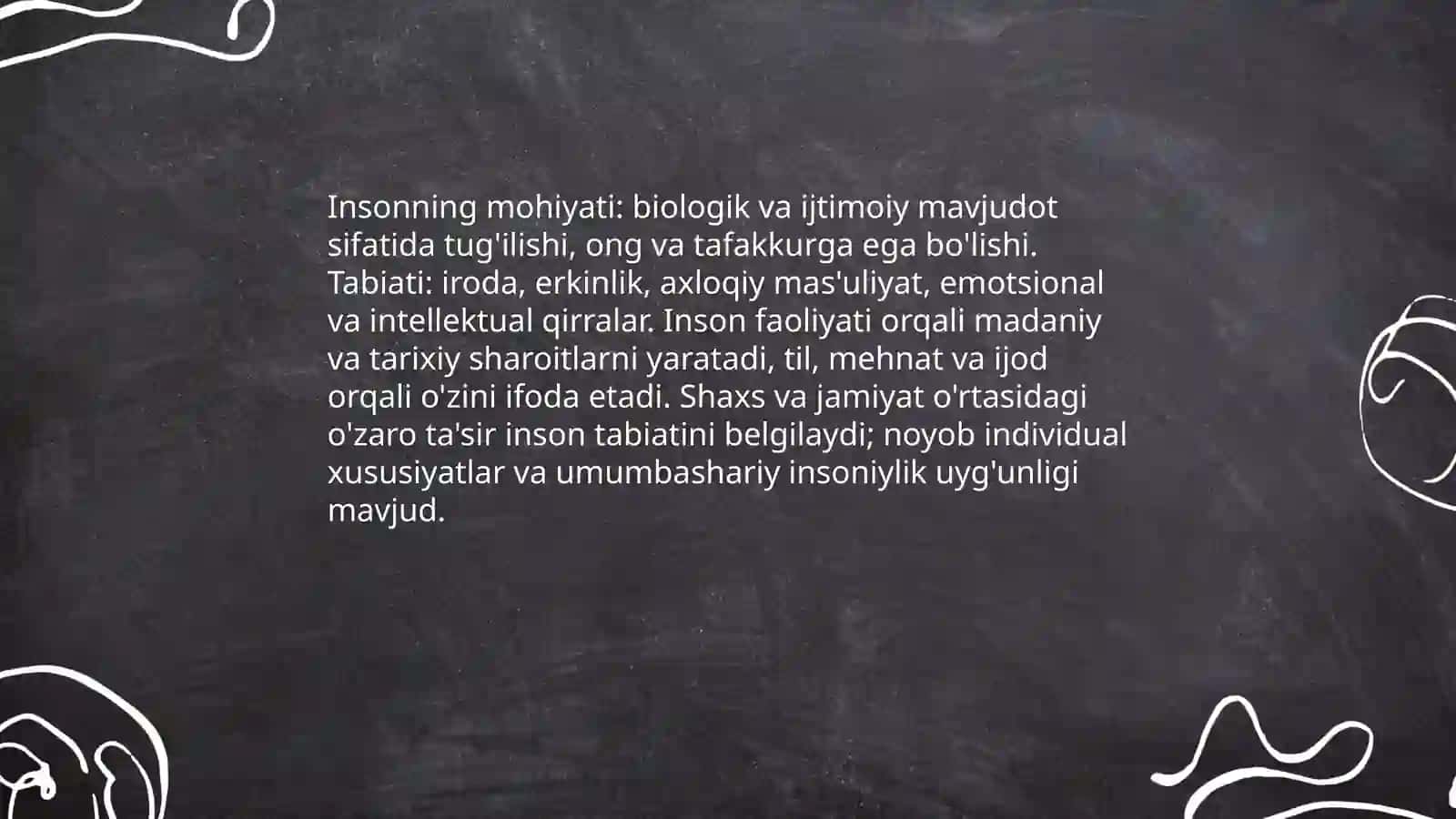 Inson falsafasi 3
