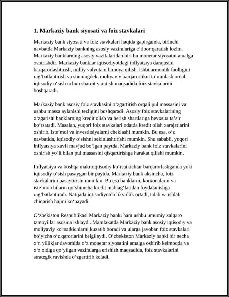 Moliyaviy yangiliklar 3