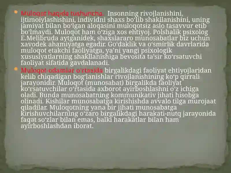 Muloqot va kommunikatsiya jarayoni 3