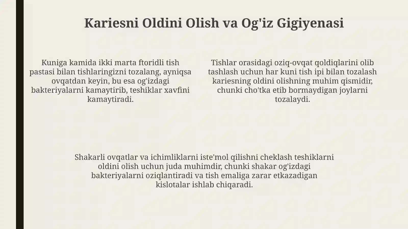 Karies: Ta'rif va Sabablari 3