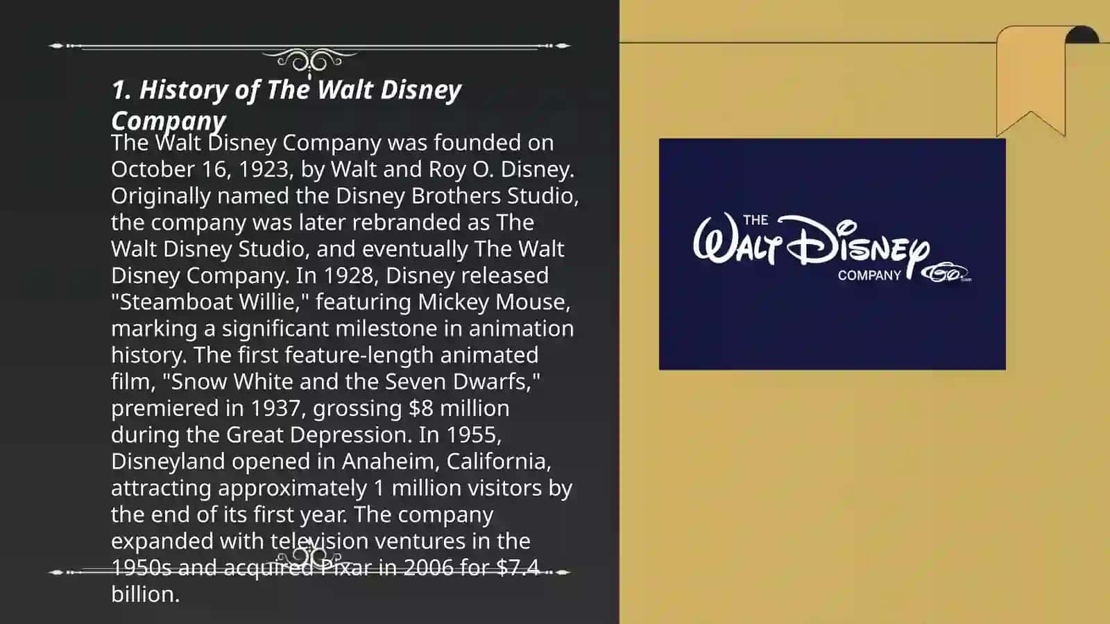 History of The Walt Disney Company 3