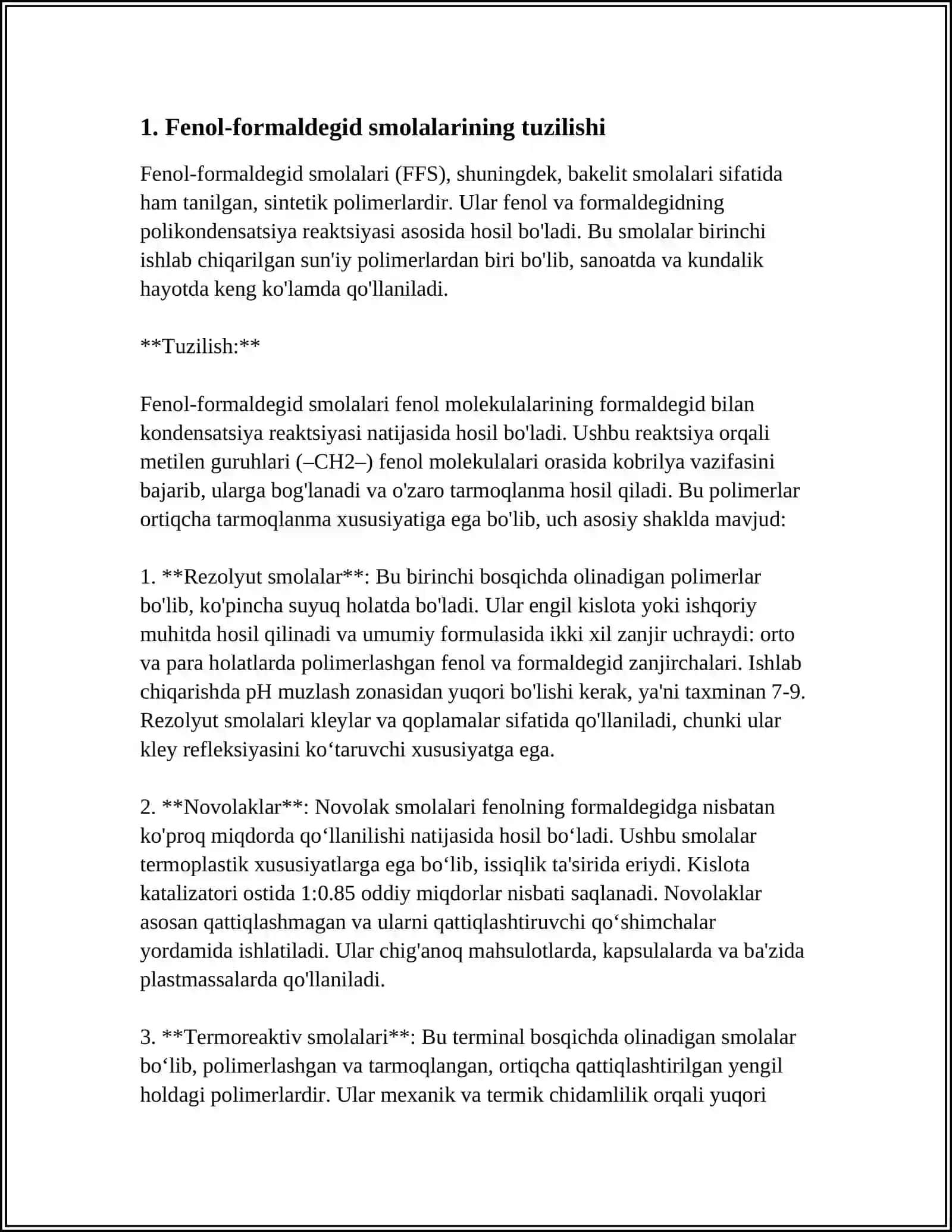 FENOL FORMALDIGED SMOLALARI 3