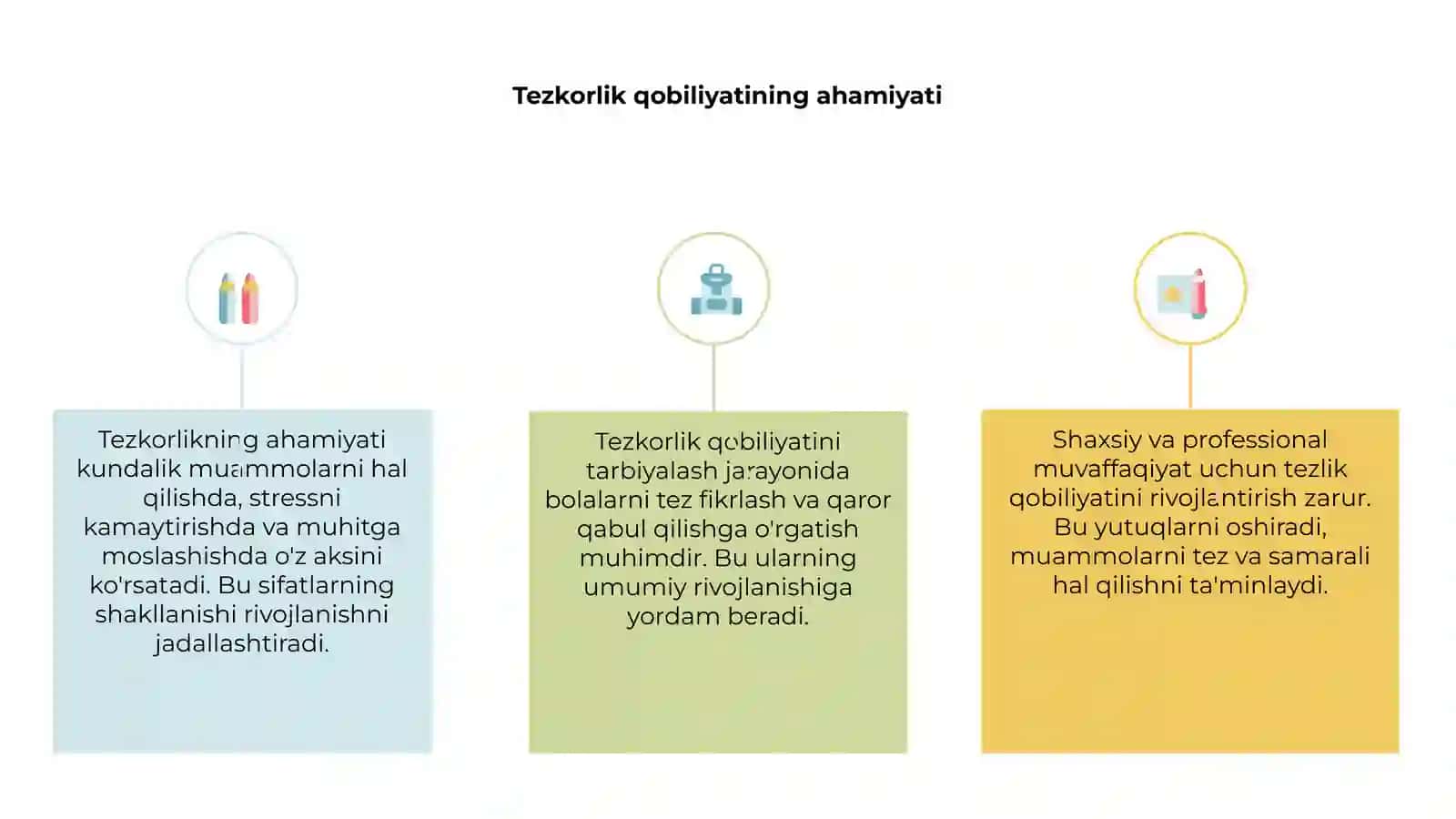 Tezkorlik qobiliyatini tarbiyalash 3