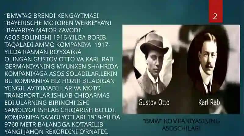 "BMW" KOMPANIYASI MUSTAQIL ISH TAQDIMOTI 3