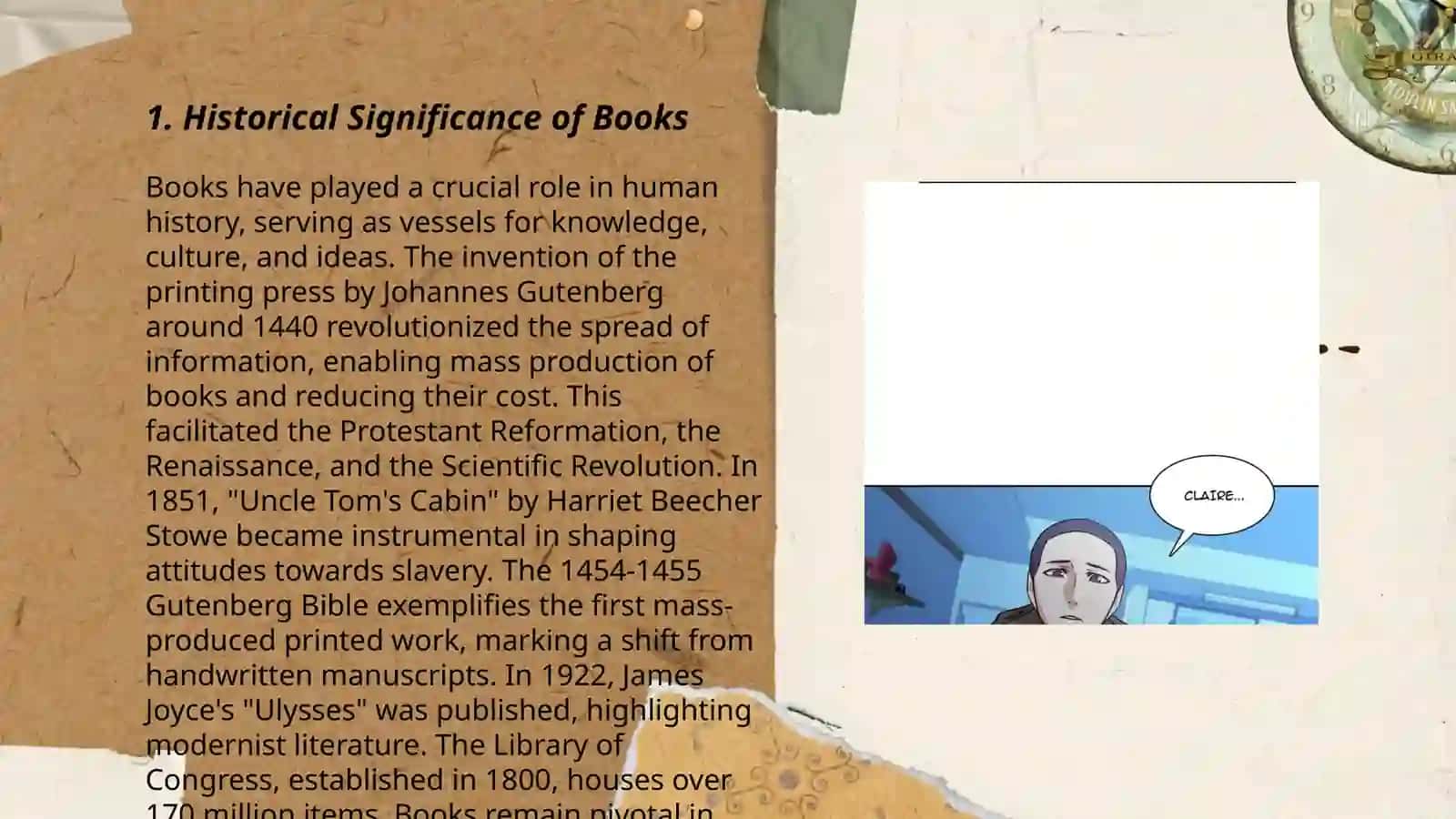 The role of books in our lives 3