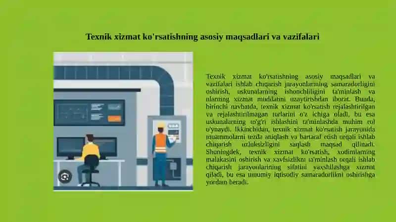 Texnik xizmat ko'rsatishtizimi 3