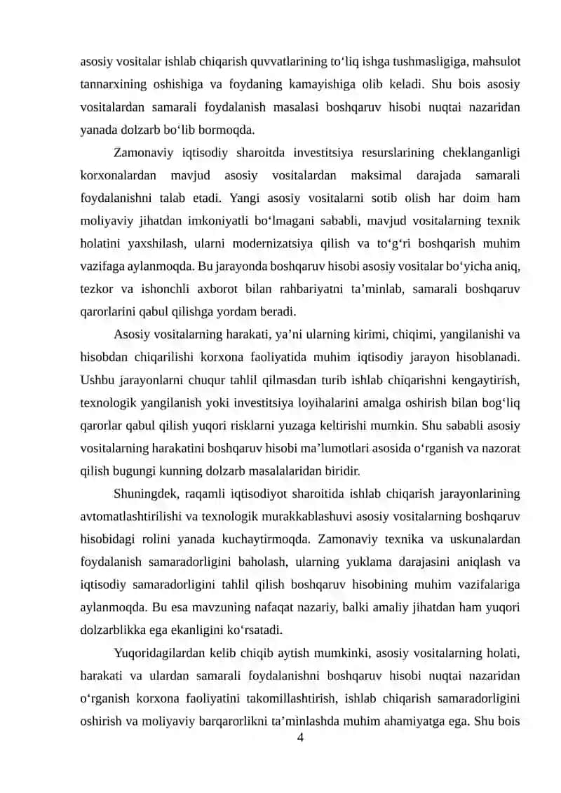 ASOSIY VOSITALARNING HOLATI, HARAKATI VA ULARDAN SAMARALI FOYDALANISH 3