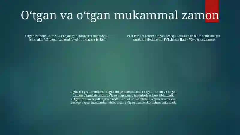 Ingliz Tili Grammatikasi 3