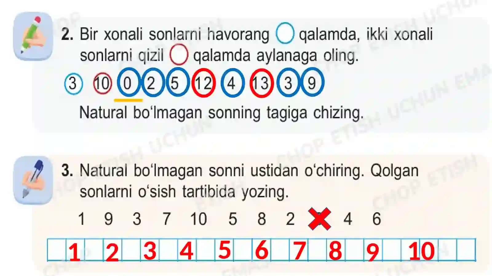 Matematika 1- sinf: 28-dars 3