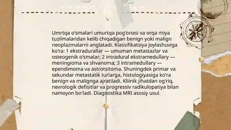Umrtqa o'smalari 3