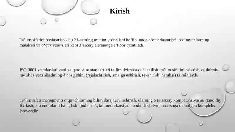 Taʼlim sifatini boshqarish 3