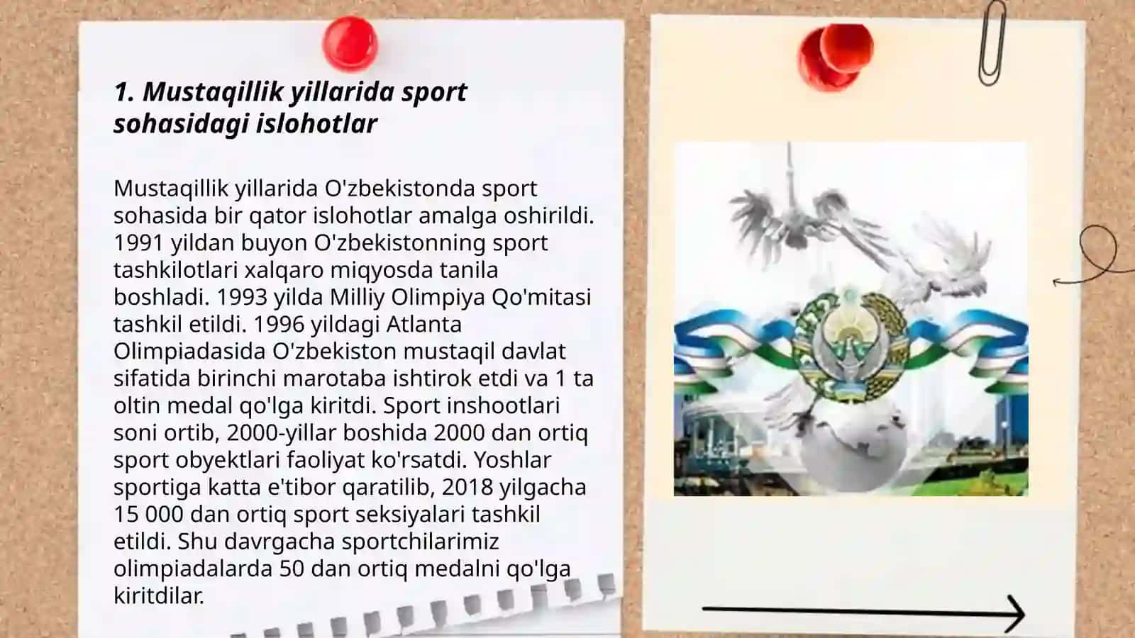 Mustaqillik yillarida sport va uning rivojlanishi 3
