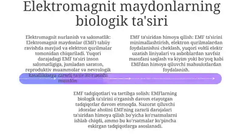 Elektromagnit Maydonining Organizmga TaʼSiri 3
