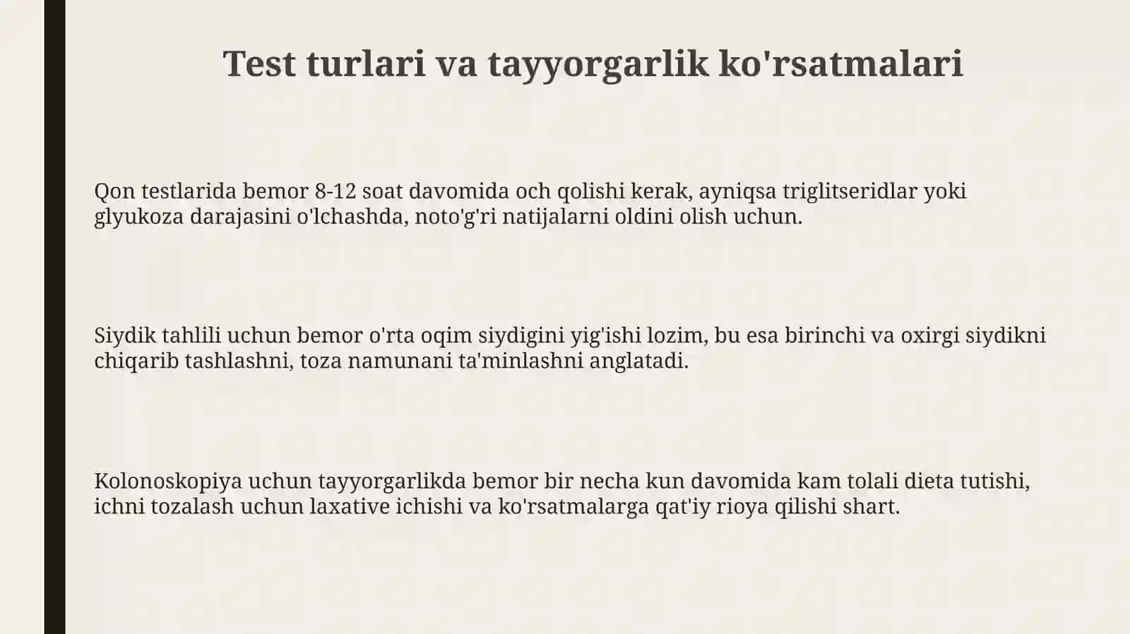 Hamshiraning vazifasi 3