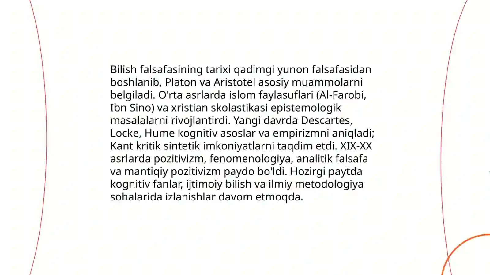 Bilish falsafasi 3
