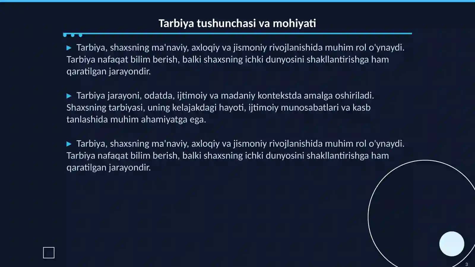 Tarbiya turlari va ularning shaxs komolotiga tasiri 3