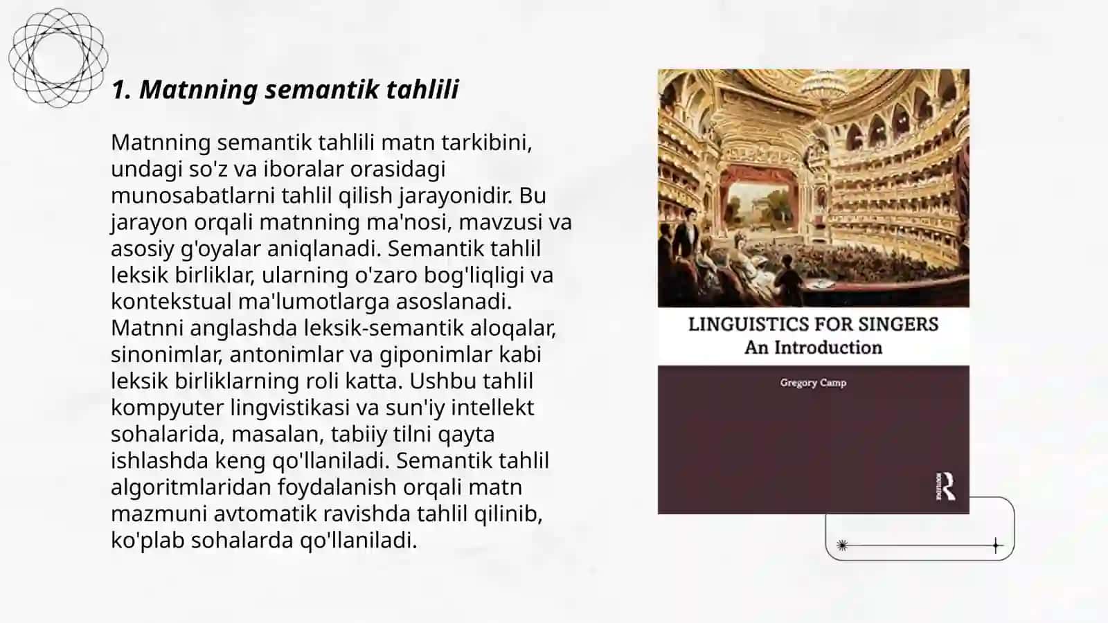 Matinni lingvistik tahlil qilish 3