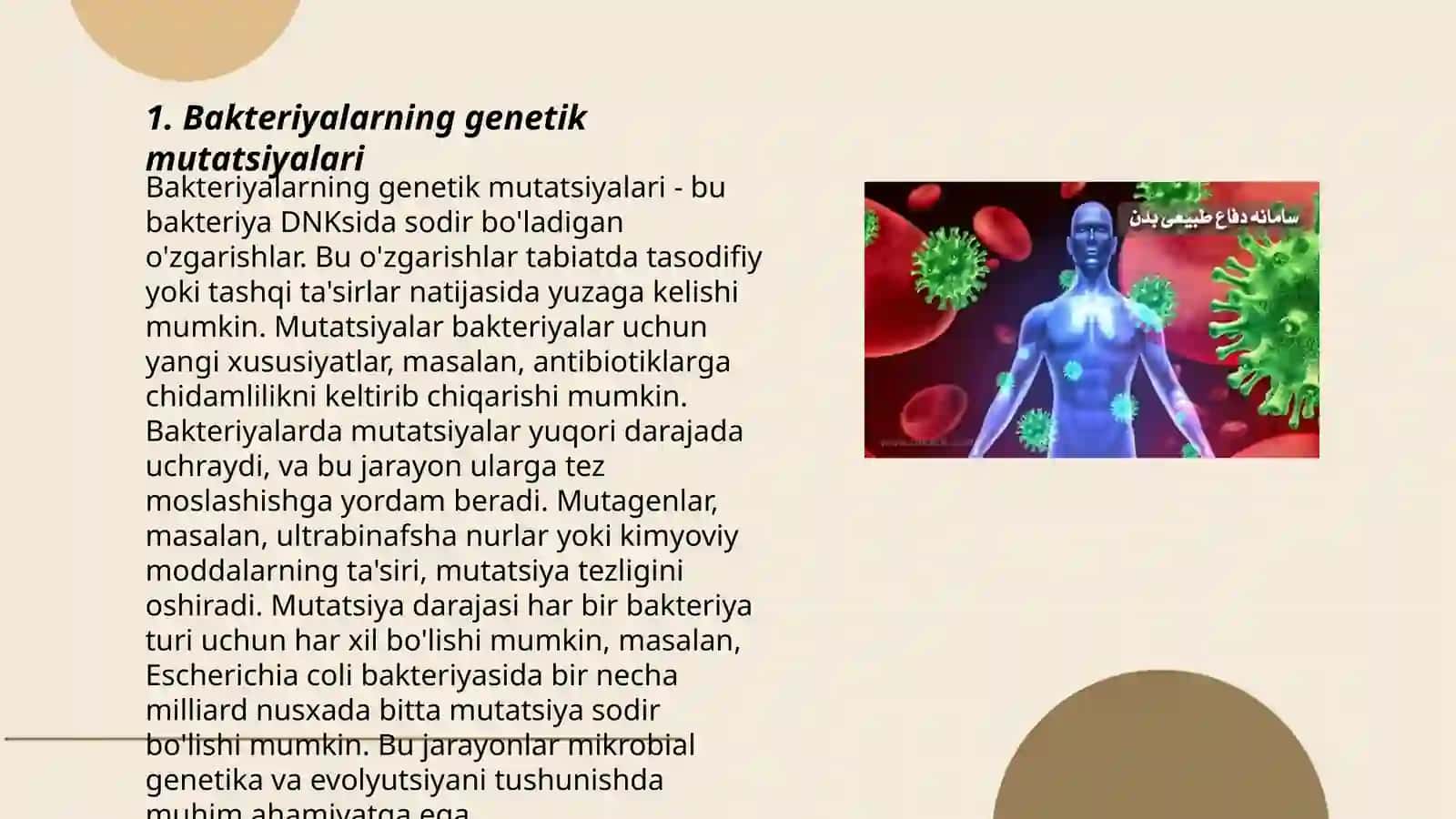 Bakteriyalarning antibiotiklarga chidamli shakllarini paydo bo'lish mexanizmlari 3