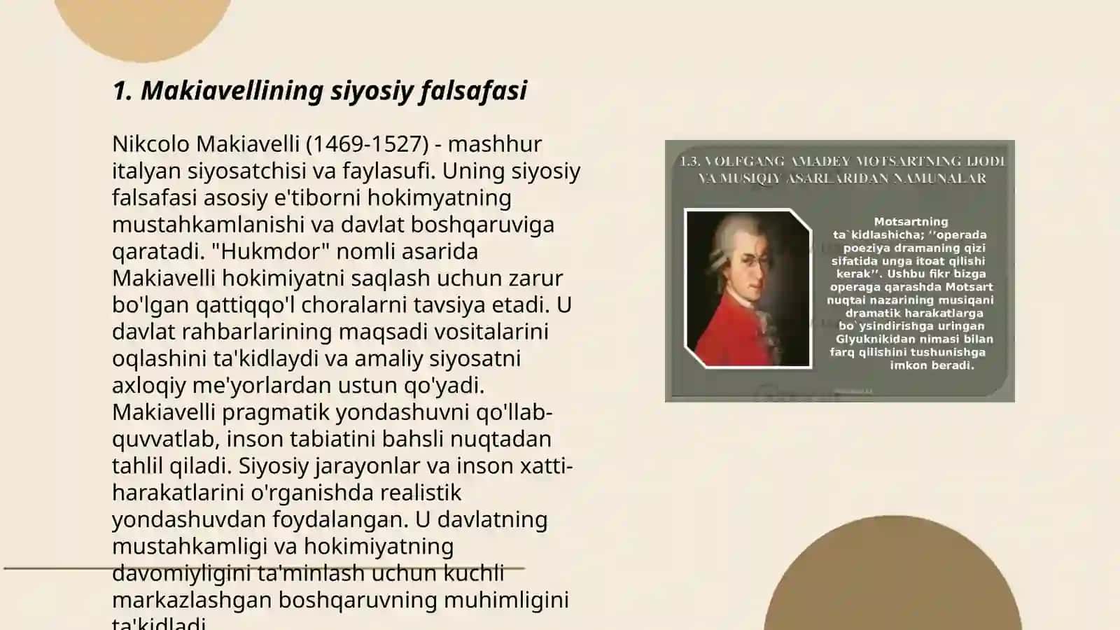 Makiavelling hukmdor asari bõyicha 3