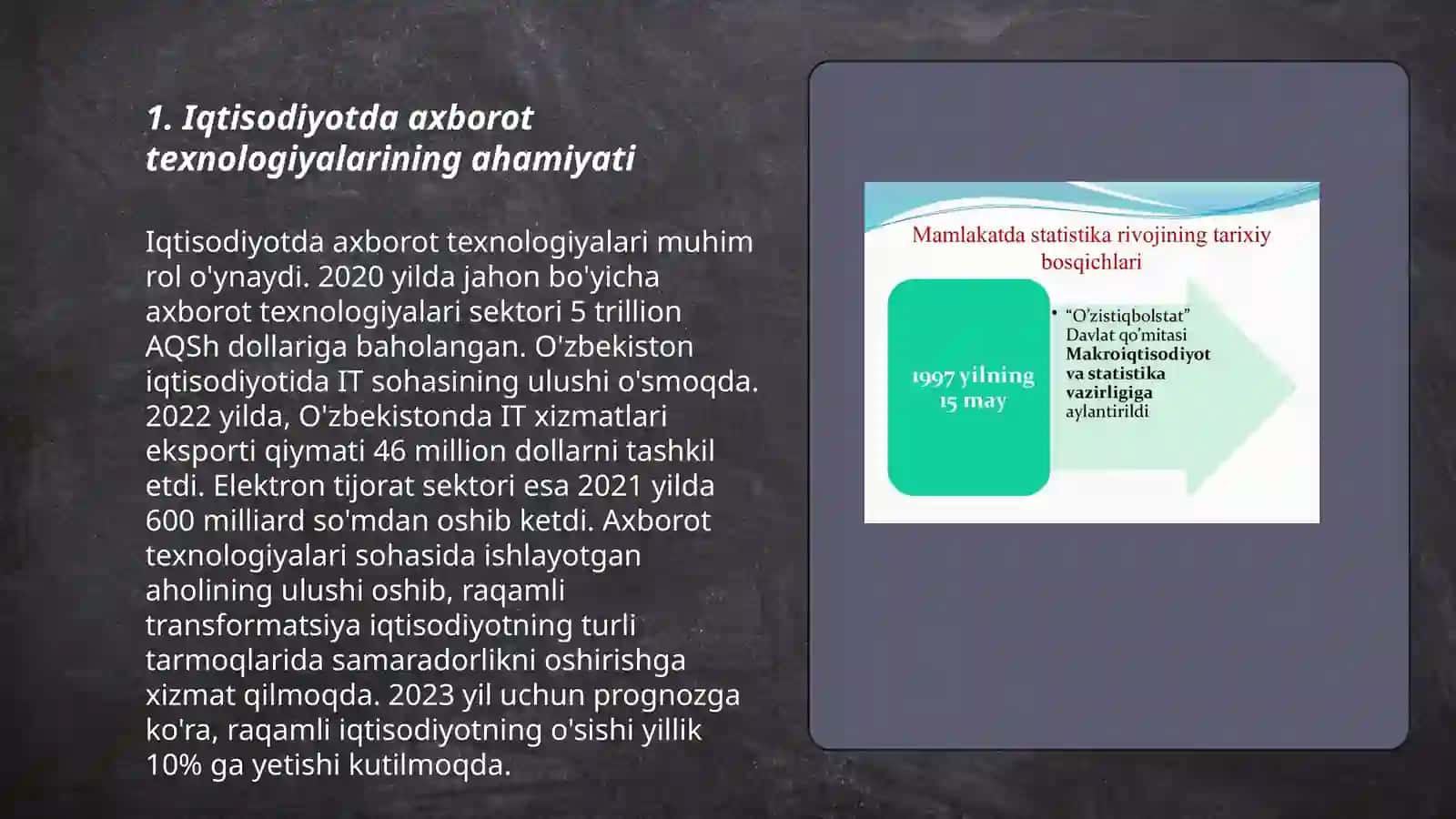 Iqtisodiyotda axborot komunikatsion texnologiyalar va tizimlar 3