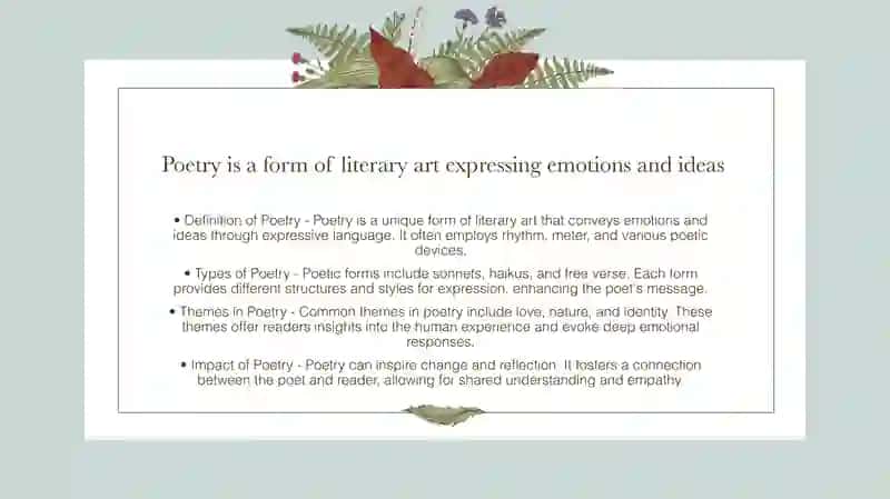 Poetry 3