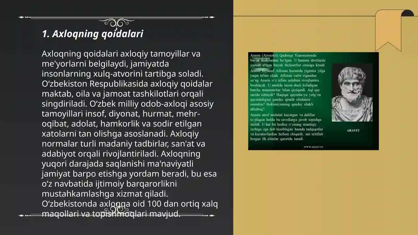 AXLOQ FALSAFASI 3