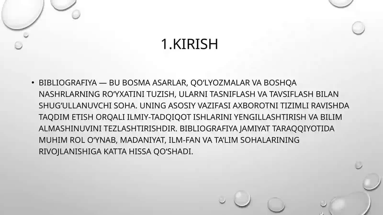 Bibliografiyashunoslikfanidan insho 3