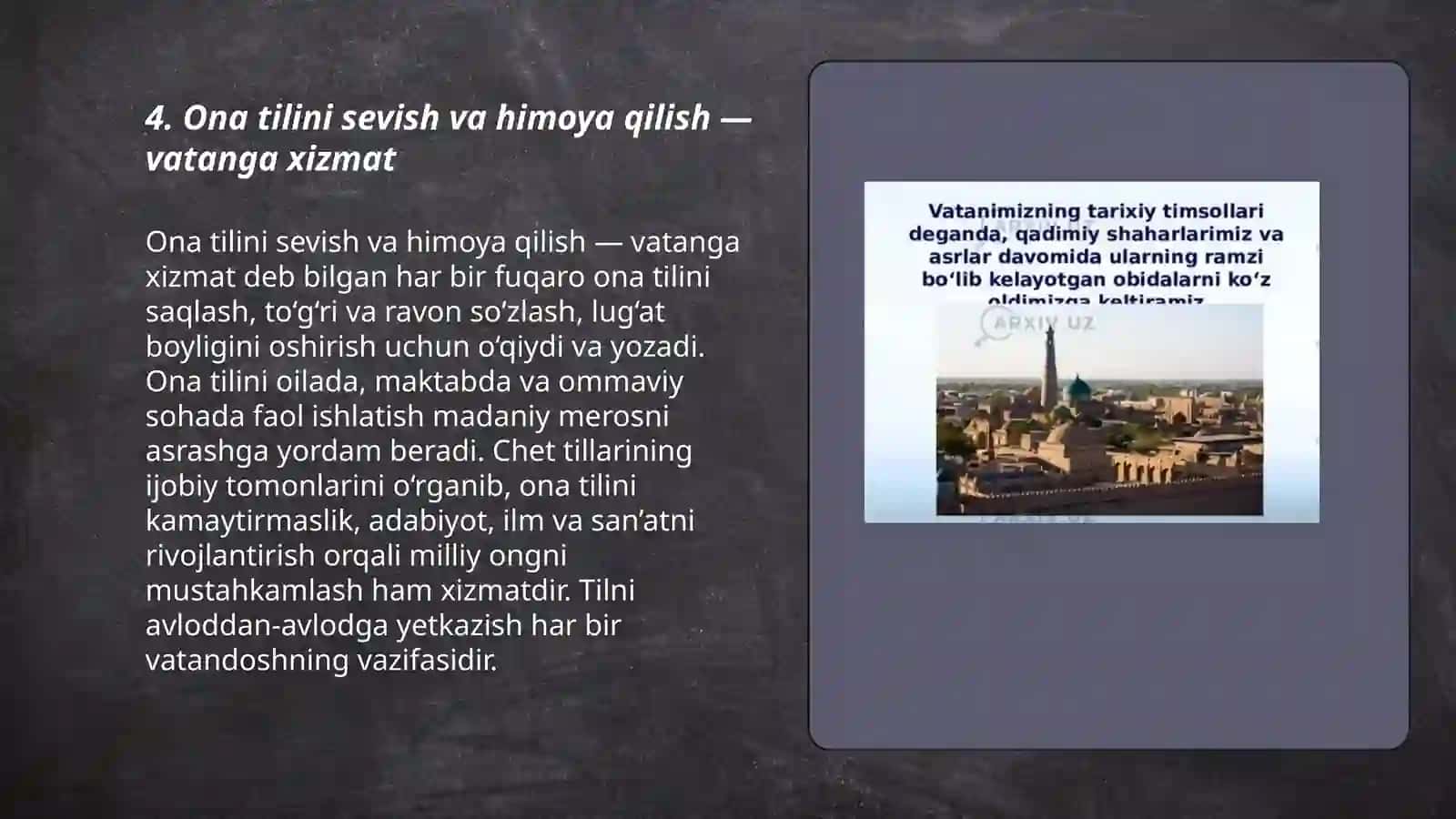 Men vatani munosib farzandiman 3