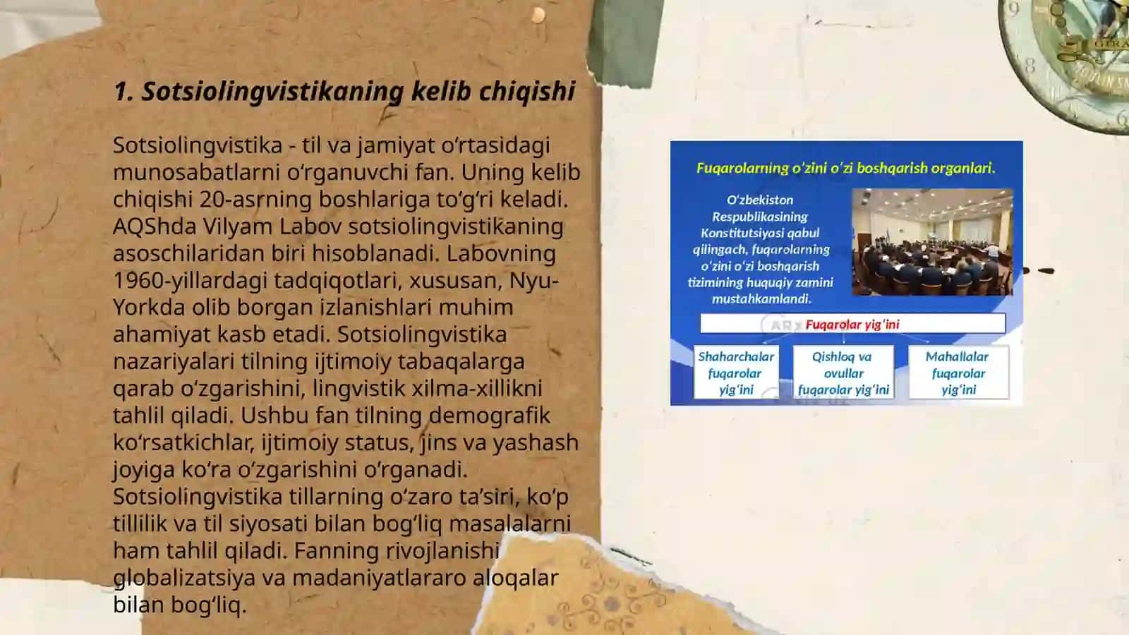 Sotsiolingvistikaning o'rganilish tarixi 3