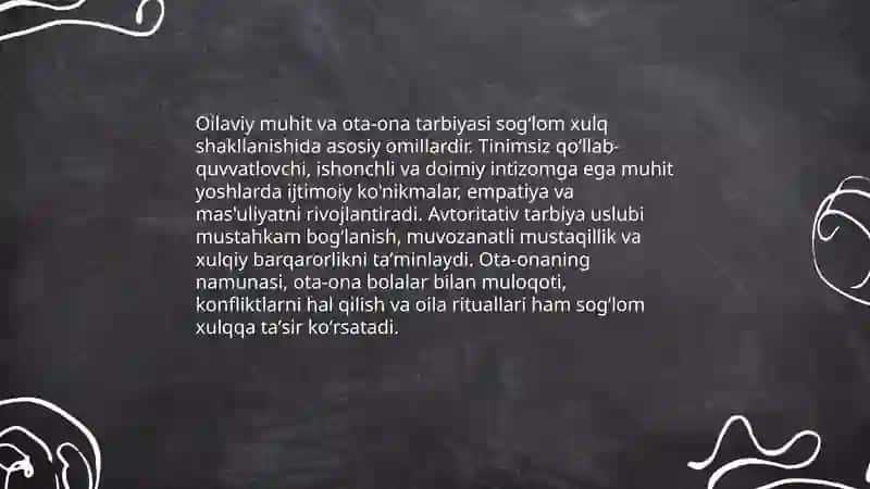 Sogʻlom xulqning ijtimoiy-psixologik omillari 3